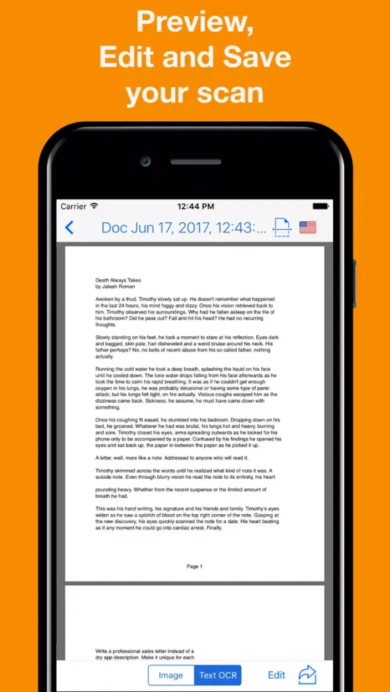Zrzuty ekranu Mobi-Scan: PDF Scanner App