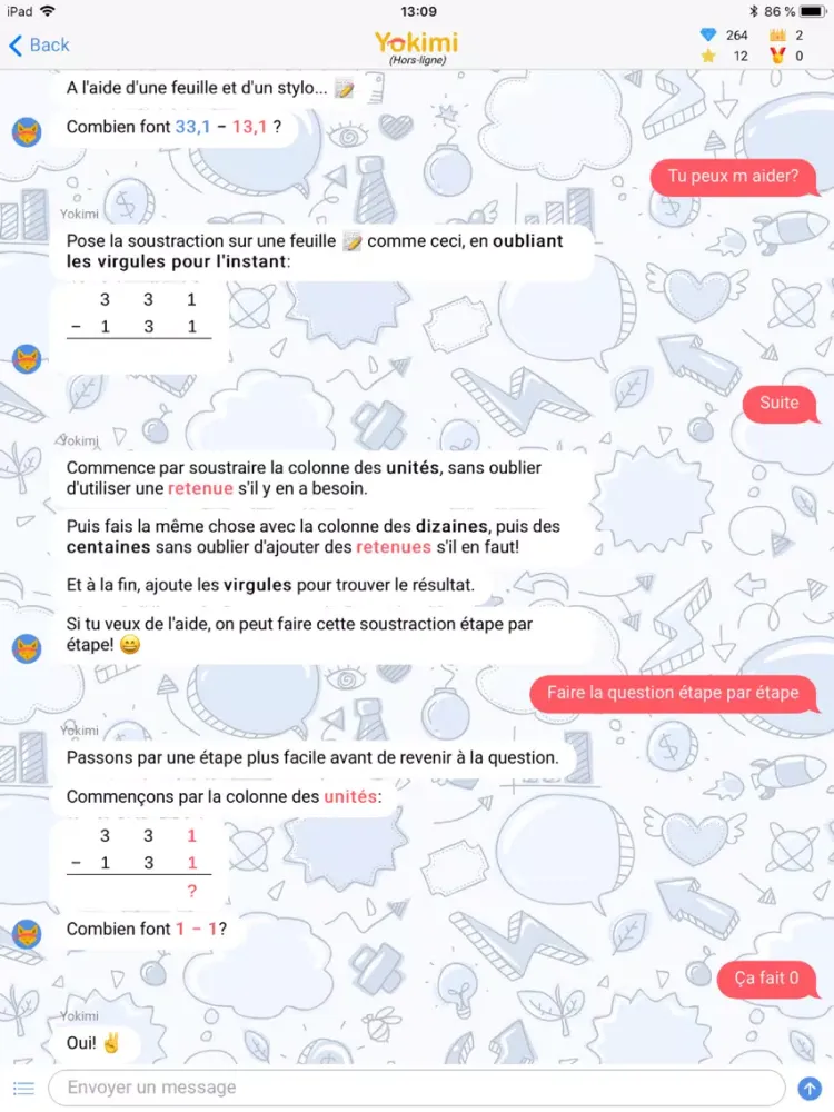 Zrzuty ekranu Yokimi — Maths de CE2 à 3ème iPad 