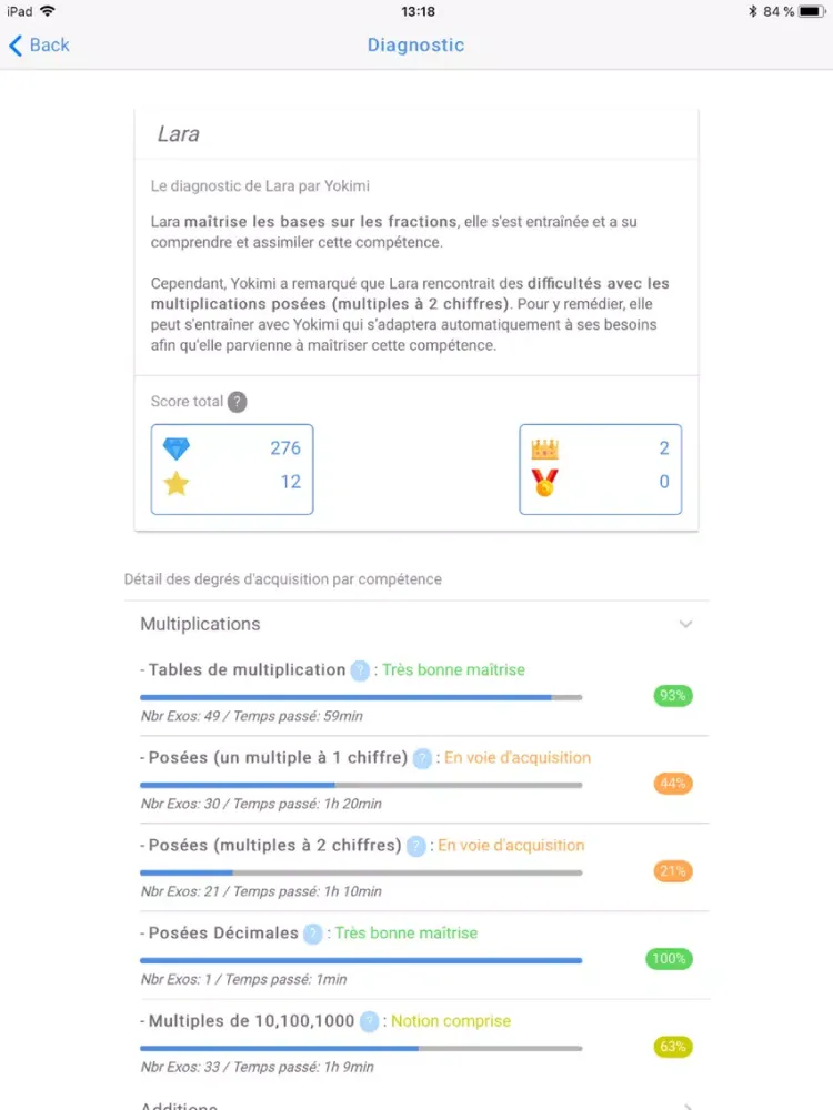 Zrzuty ekranu Yokimi — Maths de CE2 à 3ème iPad 