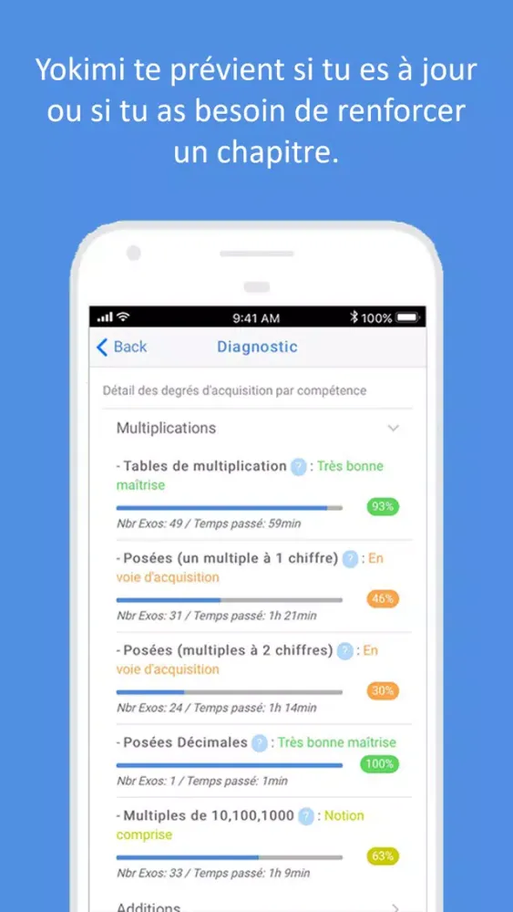 Zrzuty ekranu Yokimi — Maths de CE2 à 3ème