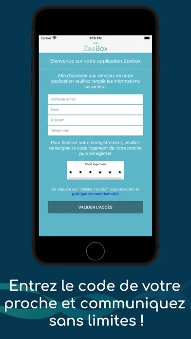 Ảnh chụp màn hình của Zeebox Famille