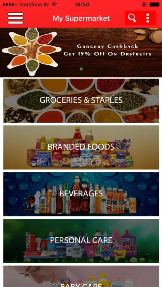 MySuperMarket App应用截图