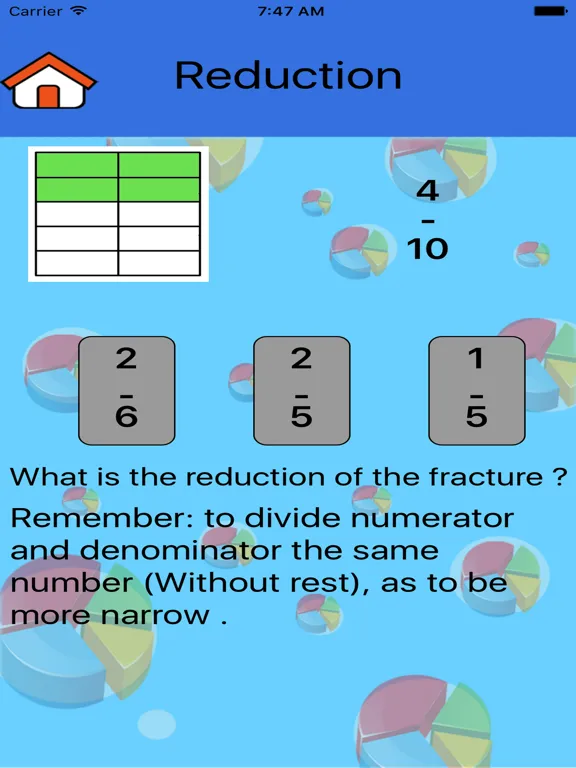 fraction lite iPad  سکرین شاٹس