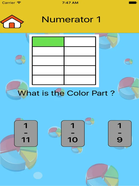 fraction lite iPad  سکرین شاٹس