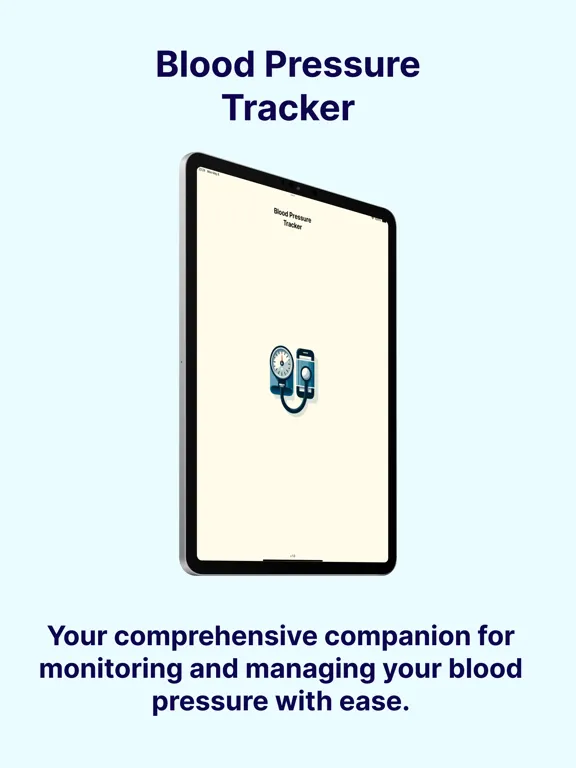 Blood Pressure Heart Tracker iPad 應用截圖