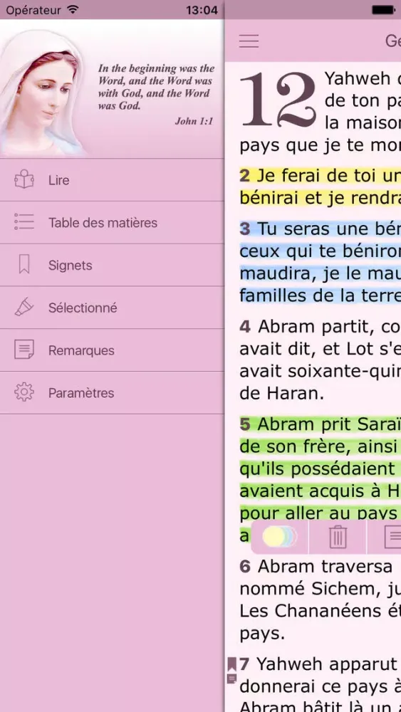 La Bible Catholique pour la Femme. The Catholic Audio Women´s Bible in French স্ক্রিনশট