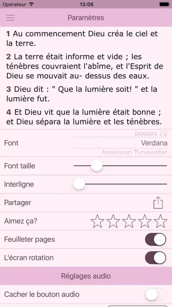 La Bible Catholique pour la Femme. The Catholic Audio Women´s Bible in French স্ক্রিনশট