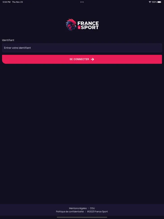 ภาพหน้าจอของ France.Sport iPad 