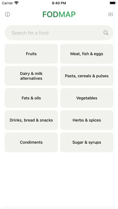 Ảnh chụp màn hình của FODMAP Diet Guide for IBS