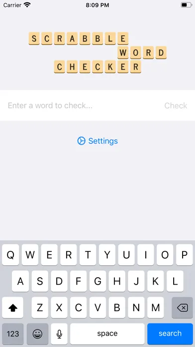 Word Checker for SCRABBLE Ekran Görüntüleri