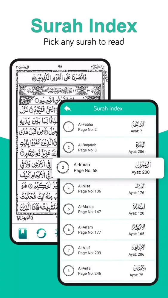 Captures d'écran de Holy Quran Read(القرآن الكريم)