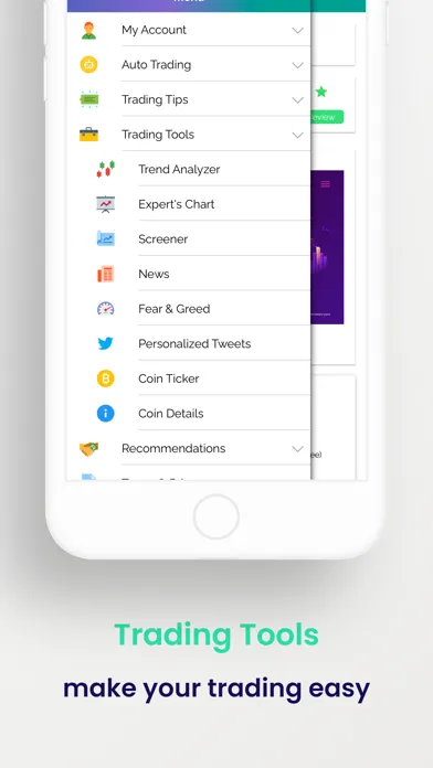Zrzuty ekranu Crypto Signals & Auto Trading