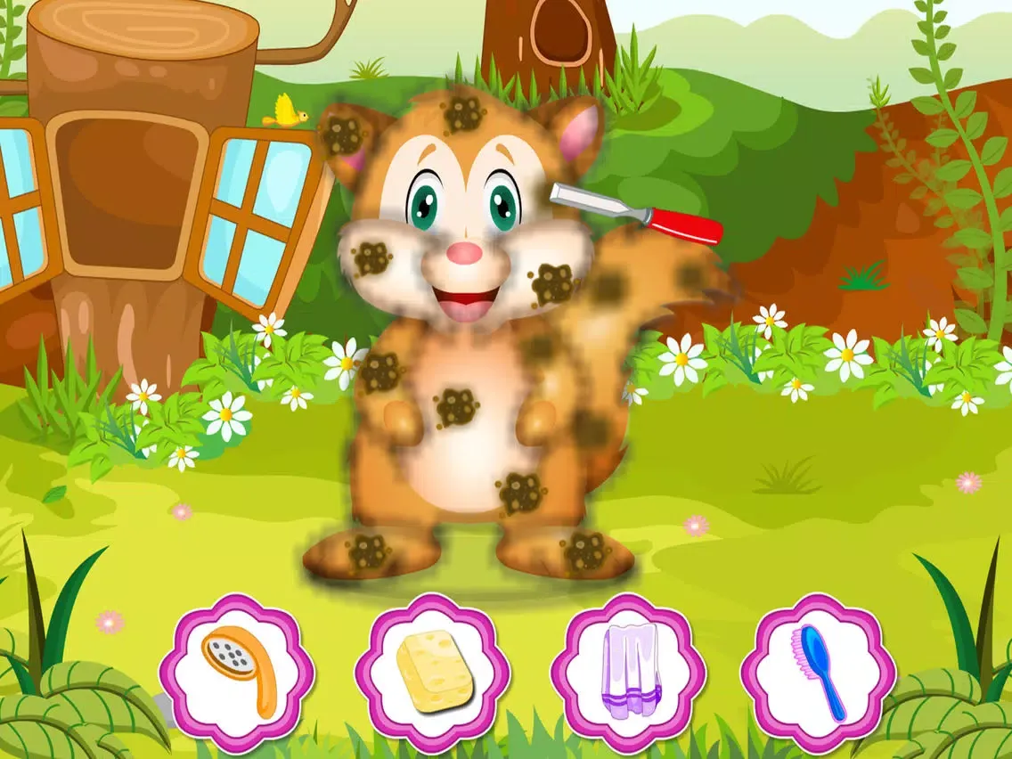 Dressup Pet Games:Squirrel Care iPad  Ekran Görüntüleri