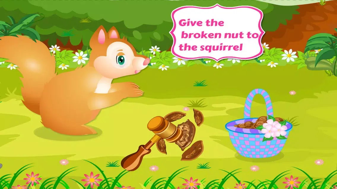 Dressup Pet Games:Squirrel Care Ekran Görüntüleri