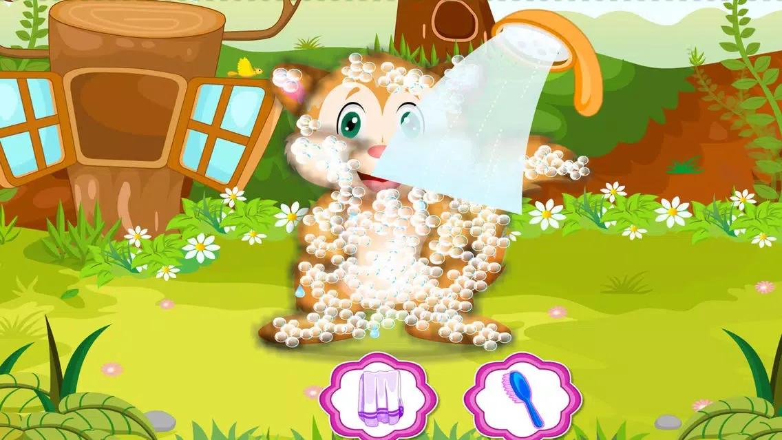 Dressup Pet Games:Squirrel Care Ekran Görüntüleri