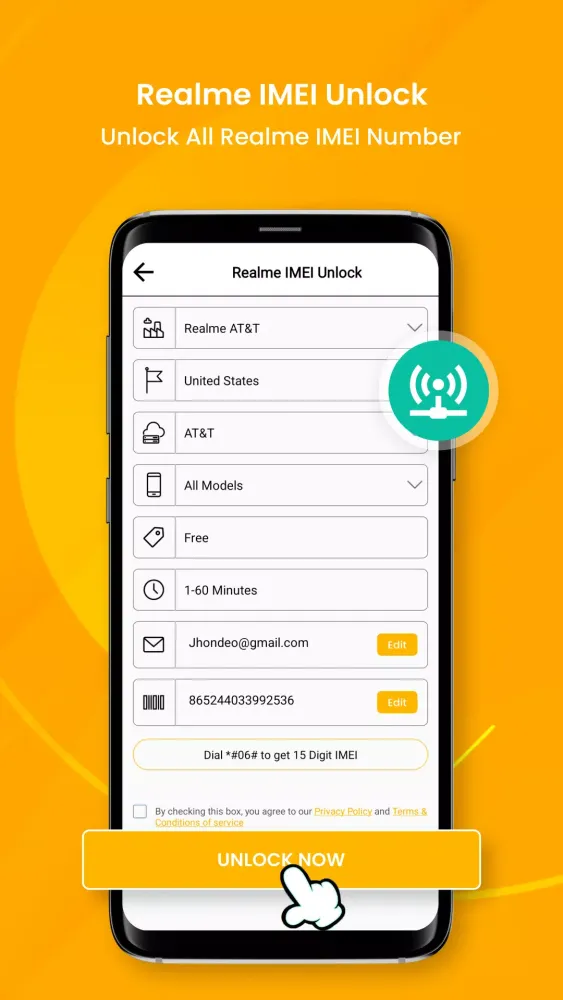 Realme Network Unlock App应用截图