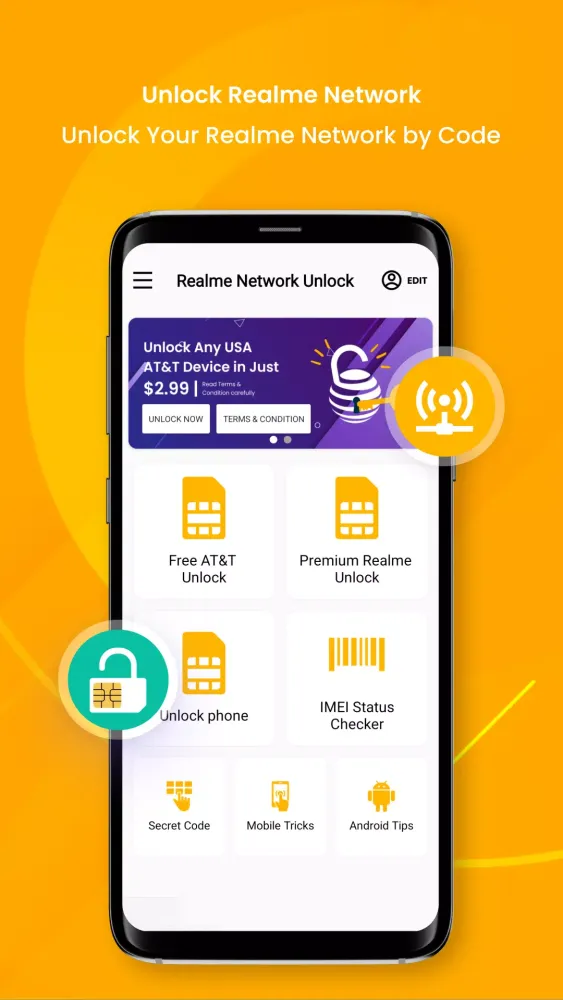 Realme Network Unlock App应用截图