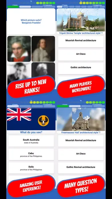 Capturas de pantalla de FREEMASONRY & RITUAL Quiz