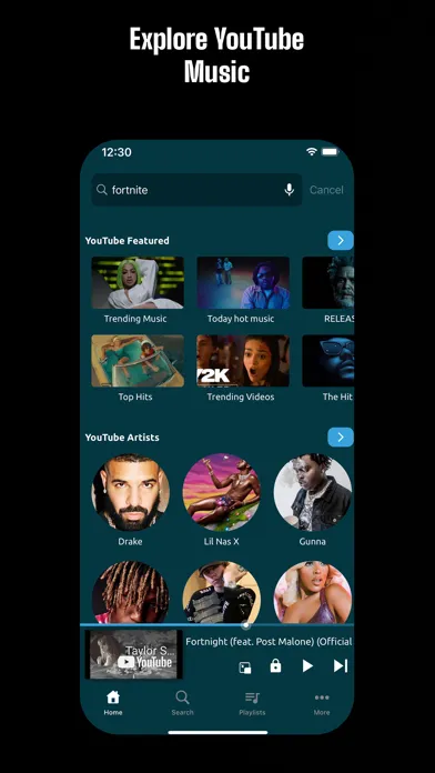 Music/Video Player for YouTube スクリーンショット