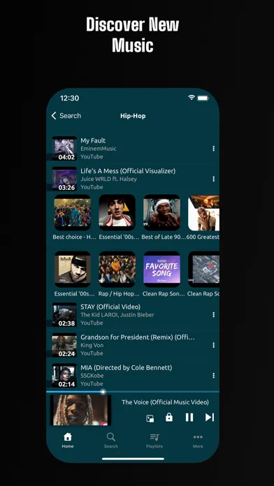 Music/Video Player for YouTube スクリーンショット