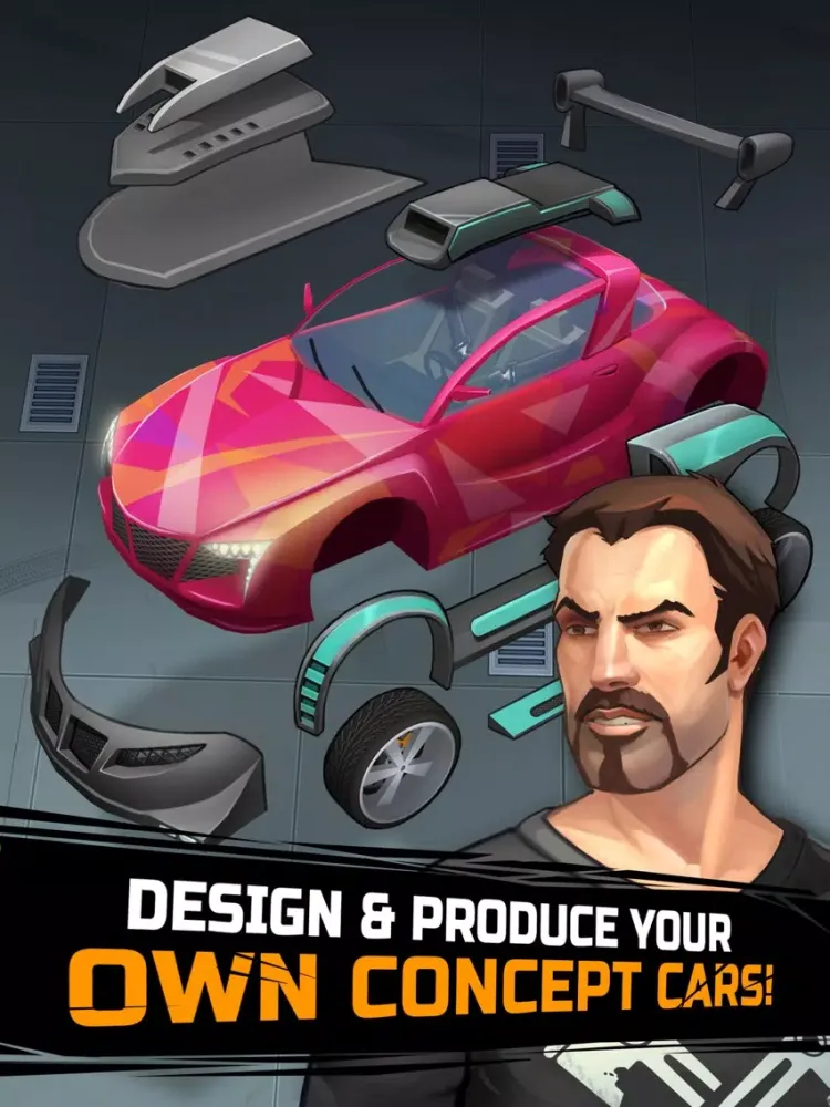 تصاویر Garage Story: Craft Your Car iPad 