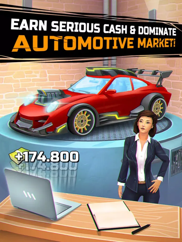 تصاویر Garage Story: Craft Your Car iPad 
