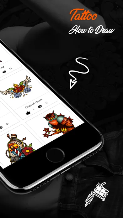 Tattoo - How to Draw, Ideas应用截图