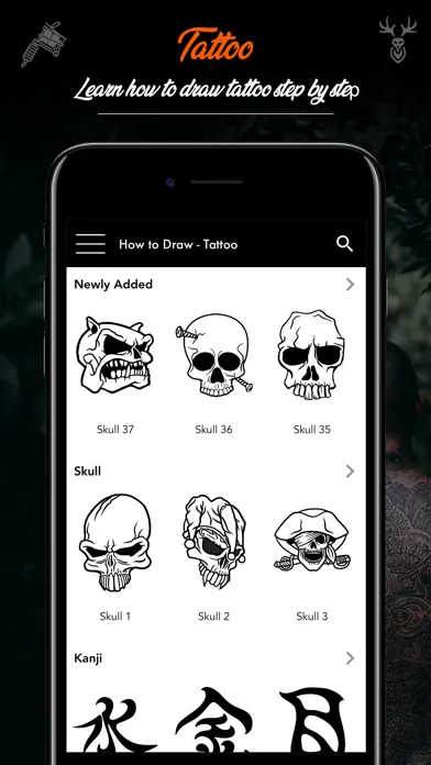Tattoo - How to Draw, Ideas应用截图