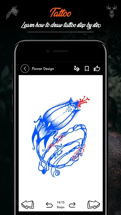 Tattoo - How to Draw, Ideas应用截图