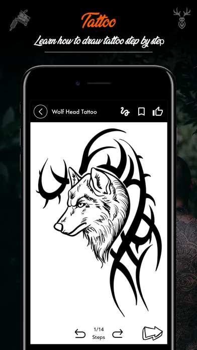 Tattoo - How to Draw, Ideas应用截图