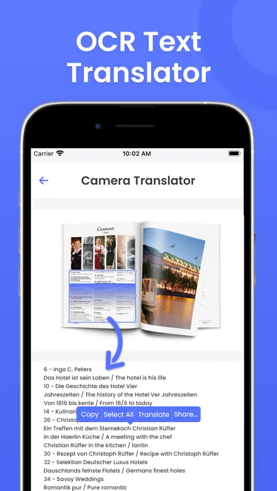Capturas de tela do Translate - All Translator App
