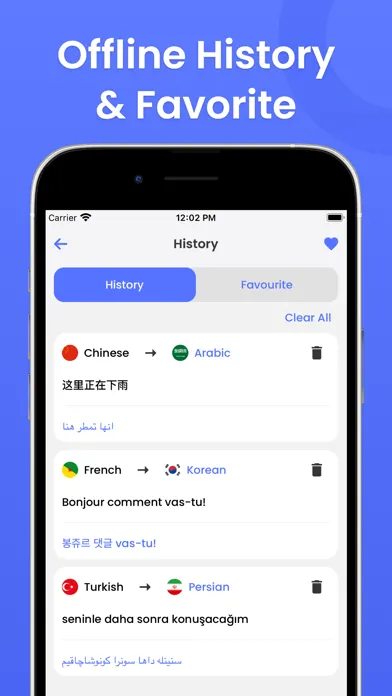 Capturas de tela do Translate - All Translator App