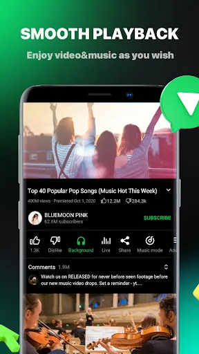 Pure Tuber: Video & MP3 Player Screenshots