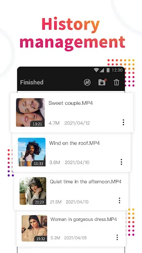 Tangkapan layar Video Downloader, Download All