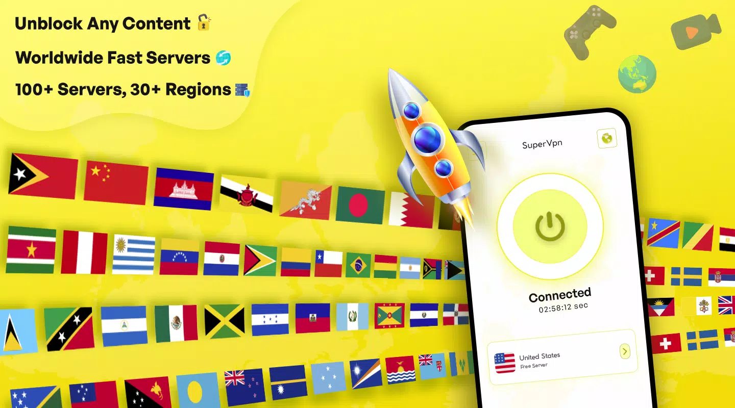 Gaming VPN: Secure VPN Proxy Screenshots