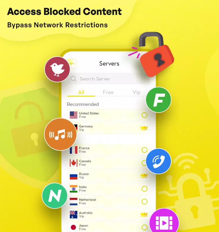 Gaming VPN: Secure VPN Proxy Screenshots