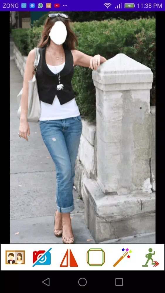 Captures d'écran de Women Jeans Photo Changer