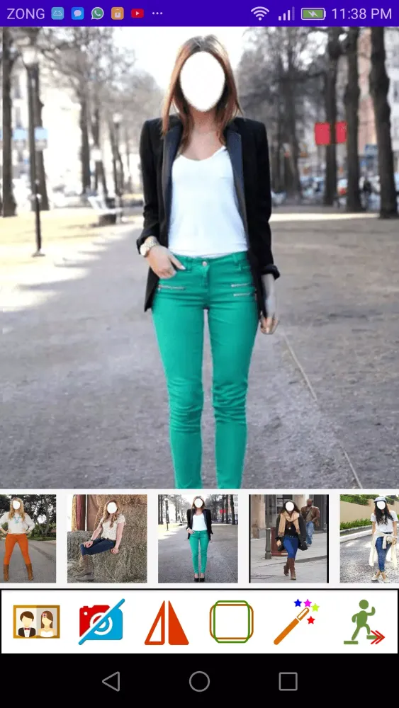 Captures d'écran de Women Jeans Photo Changer
