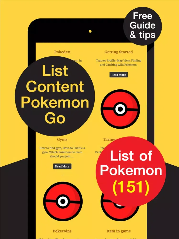 Скриншоты Best Guide for Pokemon Go to be a Master Trainer iPad 