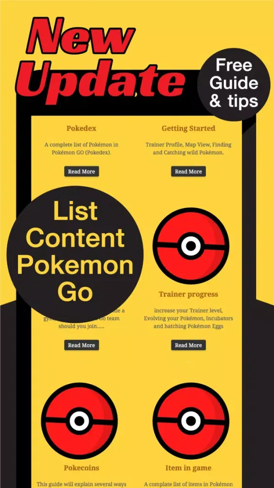 Скриншоты Best Guide for Pokemon Go to be a Master Trainer