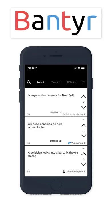 Bantyr: Chat News & Politics + Screenshots