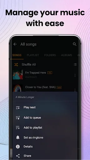Zrzuty ekranu Music Player, MP3 Player