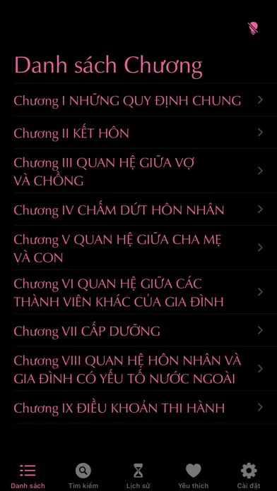 Tangkapan skrin Luật hôn nhân gia đình