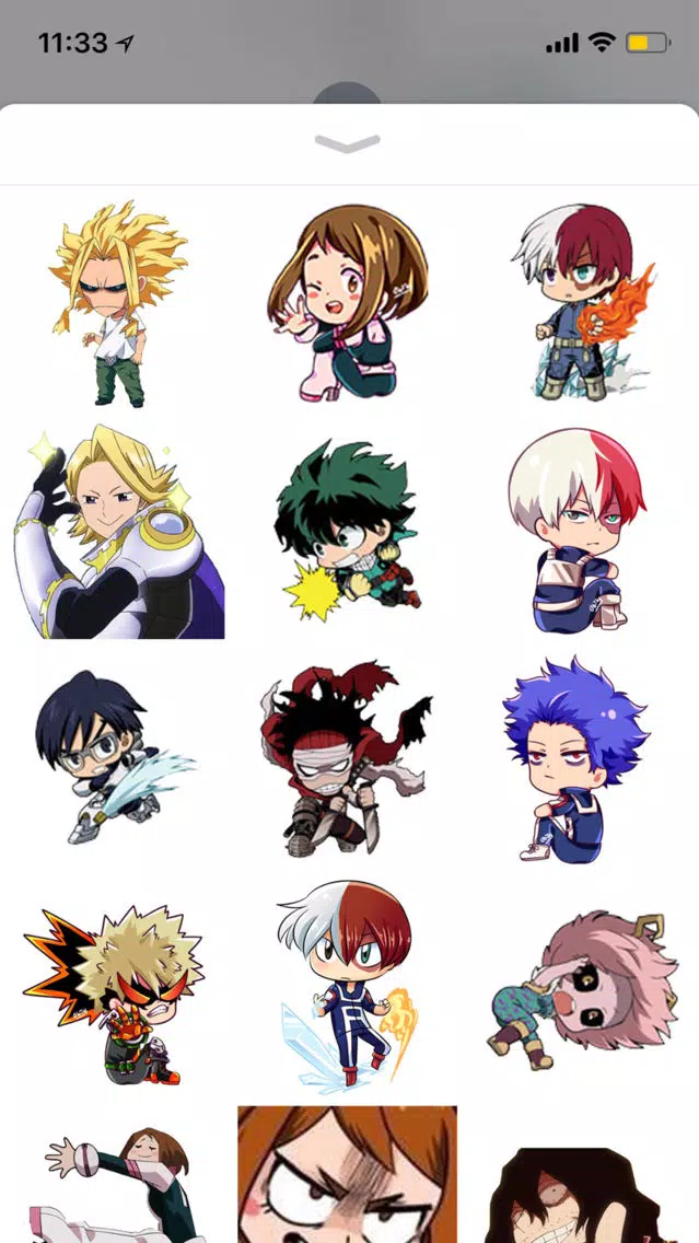 Tangkapan layar My Hero Academia