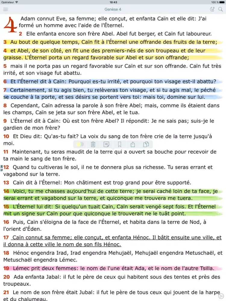 La Bible. Ancien Testament iPad  سکرین شاٹس