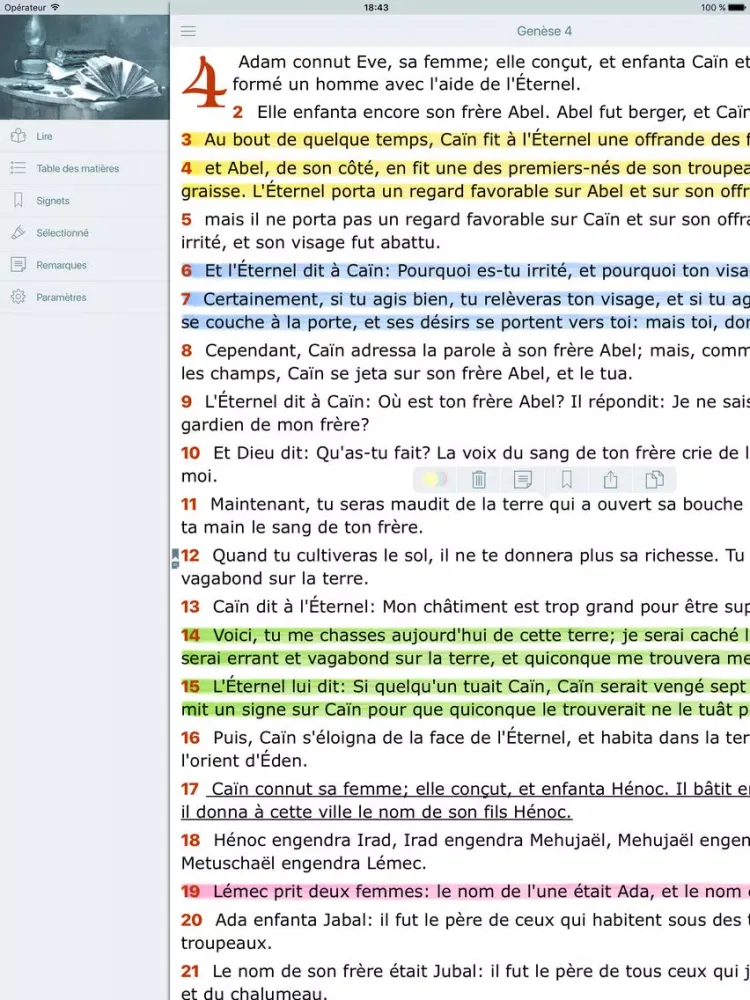 La Bible. Ancien Testament iPad  سکرین شاٹس