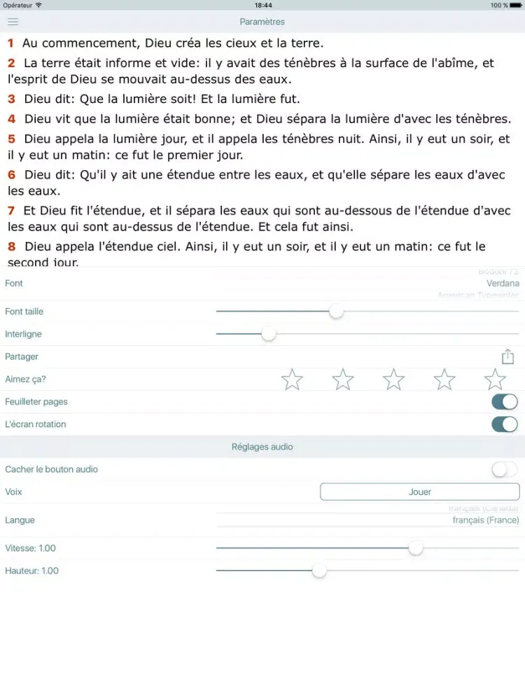 La Bible. Ancien Testament iPad  سکرین شاٹس