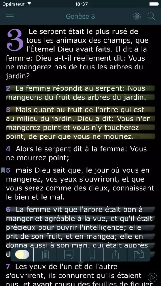 La Bible. Ancien Testament سکرین شاٹس