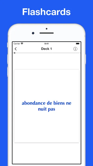 Captures d'écran de French Idiom Dictionary