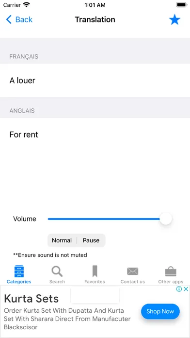 Capturas de pantalla de French to English using AI